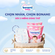 Gói Hai Miếng Dùng Thử Bỉm Quần Bonami Size M