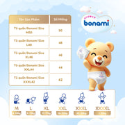 Combo 6 Bỉm Quần Bonami (Tuỳ Chọn Size)