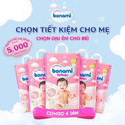 Combo 6 Bỉm Quần Bonami (Tuỳ Chọn Size)